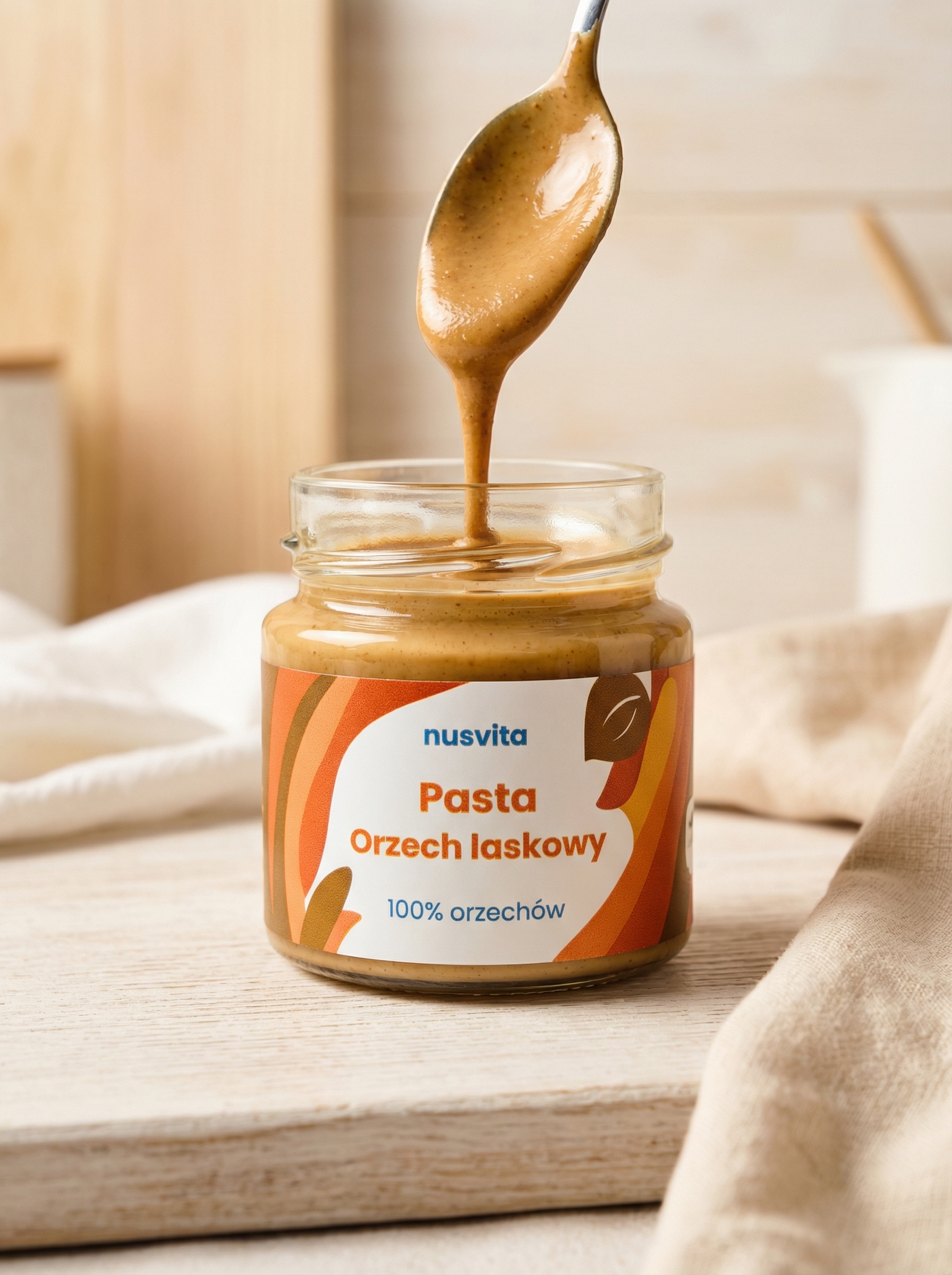 Pasta z orzechów laskowych - obrazek 2