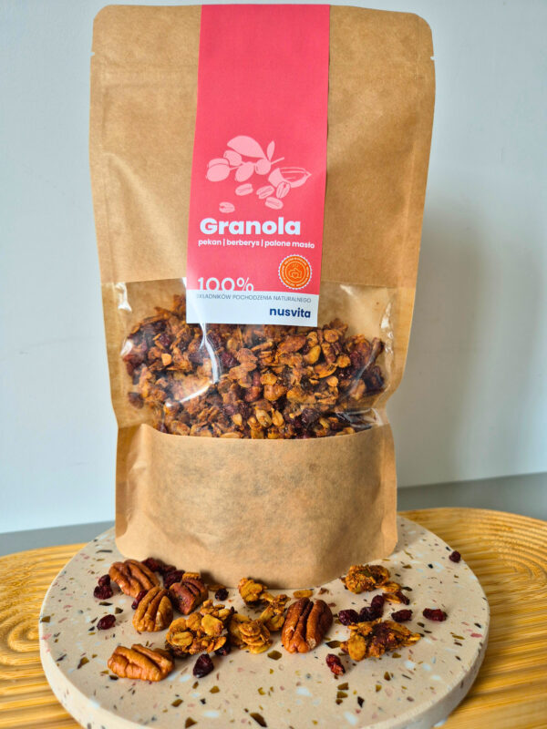 Granola pekan berberys palone masło - obrazek 4