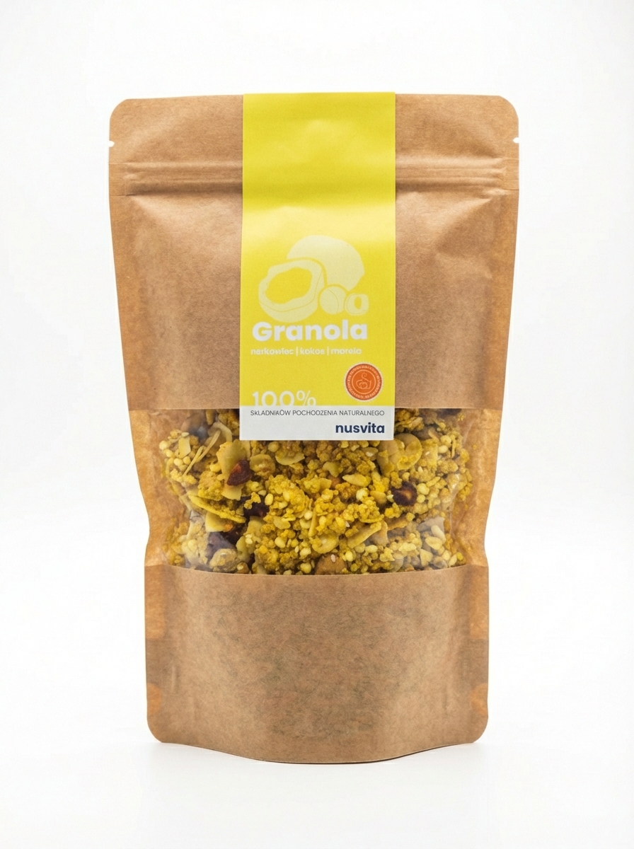 Granola kokos, morela, nerkowiec