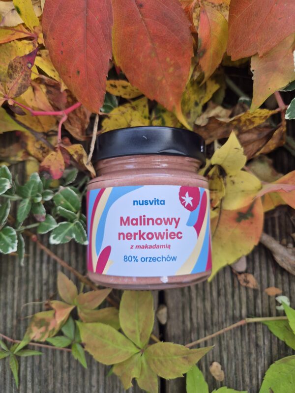 Krem Malinowy nerkowiec z makadamią - obrazek 4