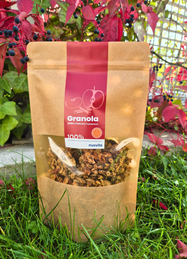 Granola jabłko, laskowy, cynamon - obrazek 5