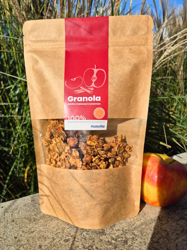 Granola jabłko, laskowy, cynamon - obrazek 6