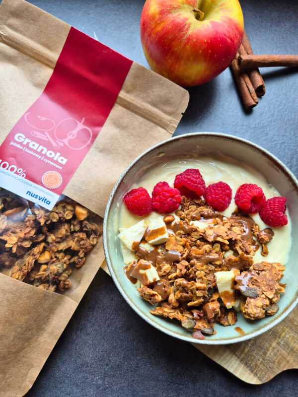 Granola jabłko, laskowy, cynamon - obrazek 2