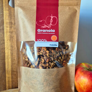 Granola jabłko, laskowy, cynamon