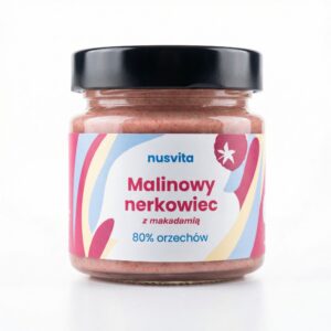 Krem Malinowy nerkowiec z makadamią